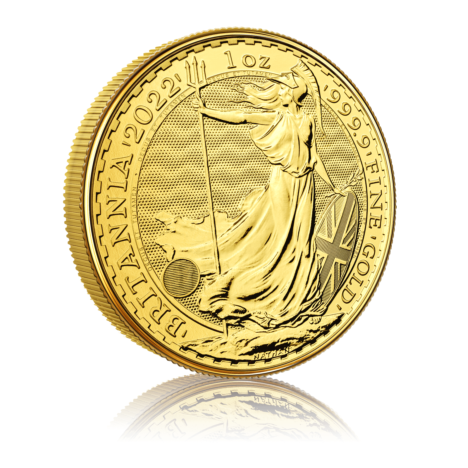 1oz Royal Mint Gold Britannia Queen Elizabeth II (2022) 4
